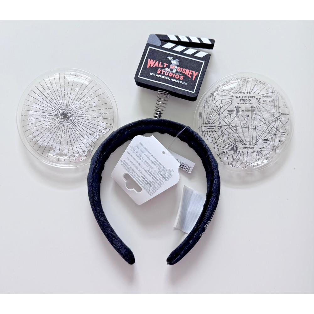 2023 Disney Parks Disney 100 Walt Disney Studios Mickey Minnie Ear Headband NWT